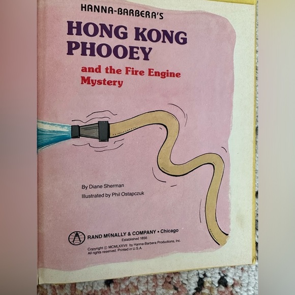 Hong Kong Phoney and the Fire Engine Mystery by Diane Sherman/Vintage 1977 book - Picture 6 of 9